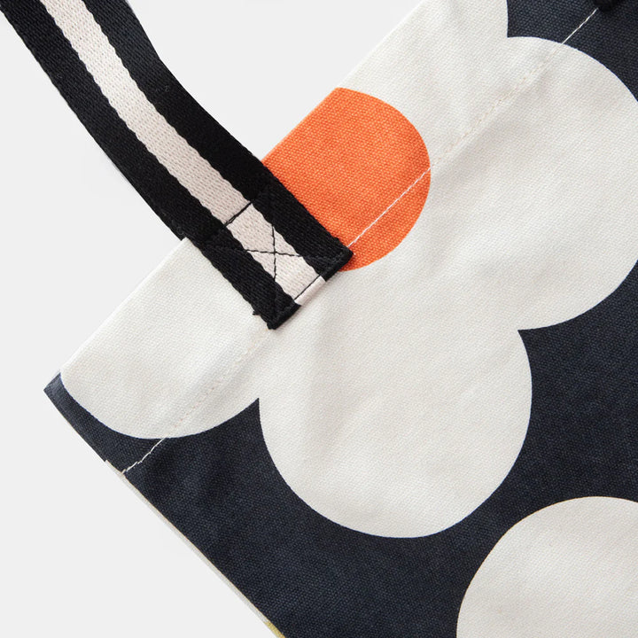 Caroline Gardner Multi Flower charcoal gift bag featuring floral designs, perfect for gifting from Cornucopia Home and Gift.