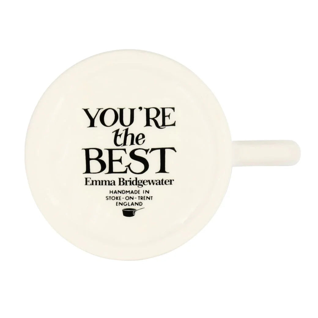 Emma Bridgewater Black Toast Thank You ½ Pint Mug
