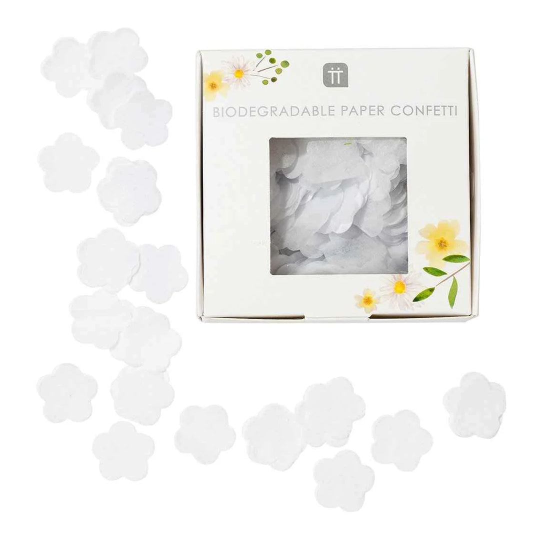 Boho Bride paper confetti by Talking Tables featuring delicate, colorful paper pieces for wedding celebrations and decor.