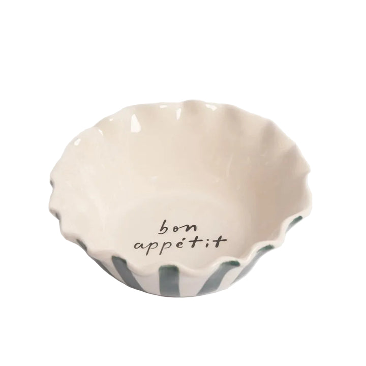 Ceramic dish with &
