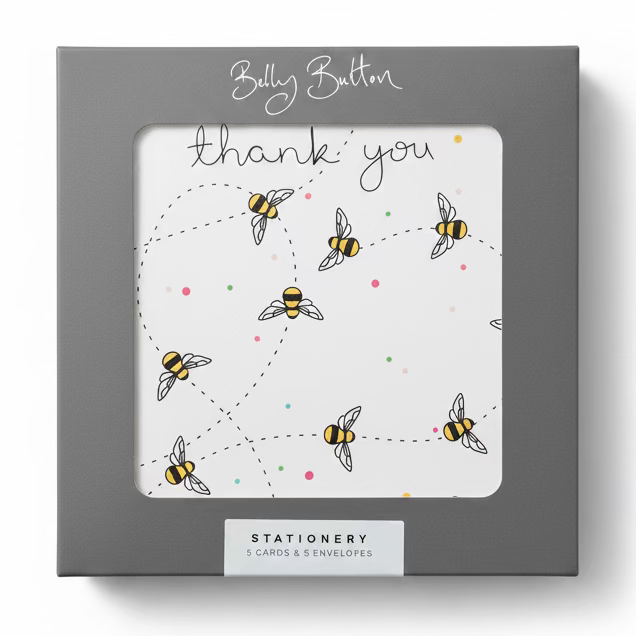 Thank You Cards - 5 Cards Pack-Bees