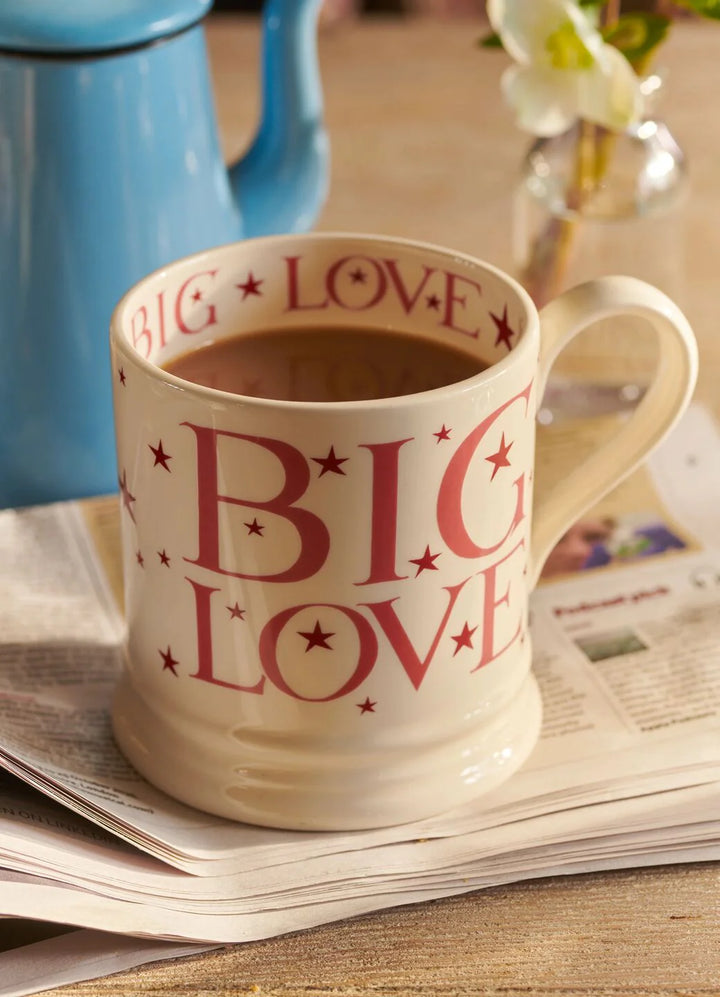 Emma Bridgewater Pink Toast Big Love Large Mug 1½ Pint