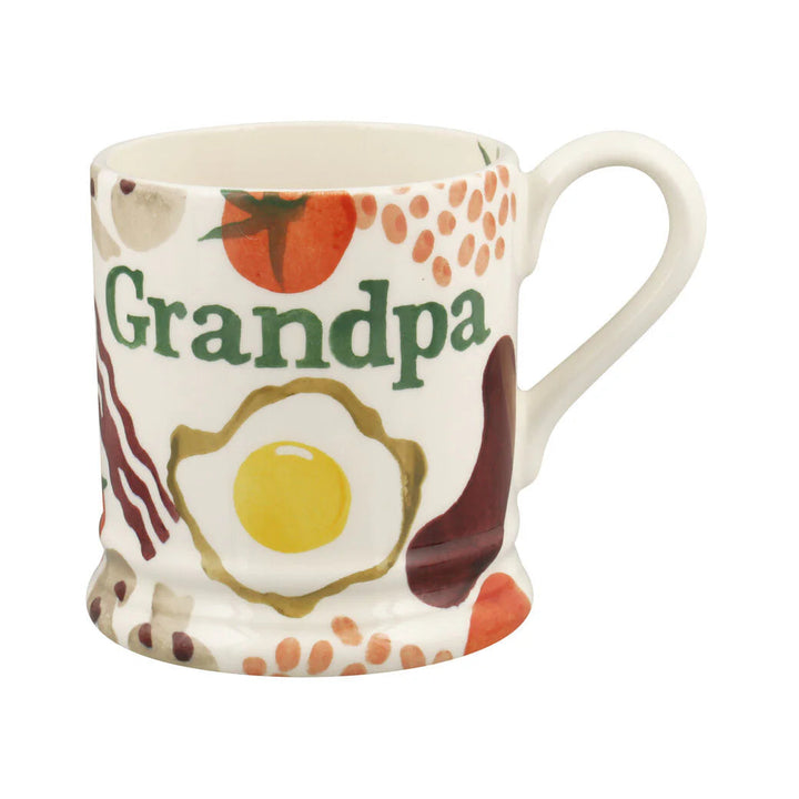 Emma Bridgewater Breakfast Grandpa 1/2 Pint Mug