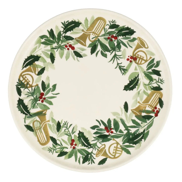 Bring in the Green Flat Serving Plate - 28cm