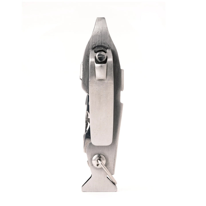 Kikkerland Fishing Multi Tool by Cornucopia Home and Gift, compact multi-tool with fishing-related functions and tools in a sleek design.