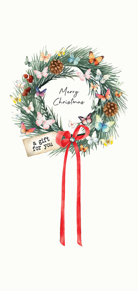 Candy Cane Christmas Gift Wallet Card - Merry Christmas Gift for You