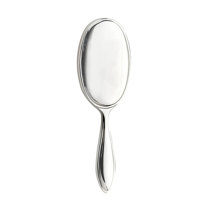Silver plated Bambino brush and comb set by Widdop &amp; Co, featuring a compact, elegant design with a polished finish.