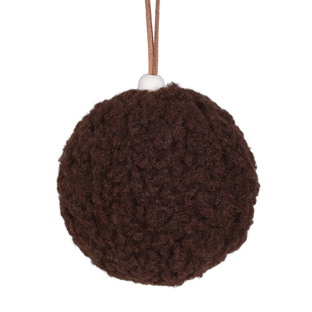 Cocoa Fluffy Bauble