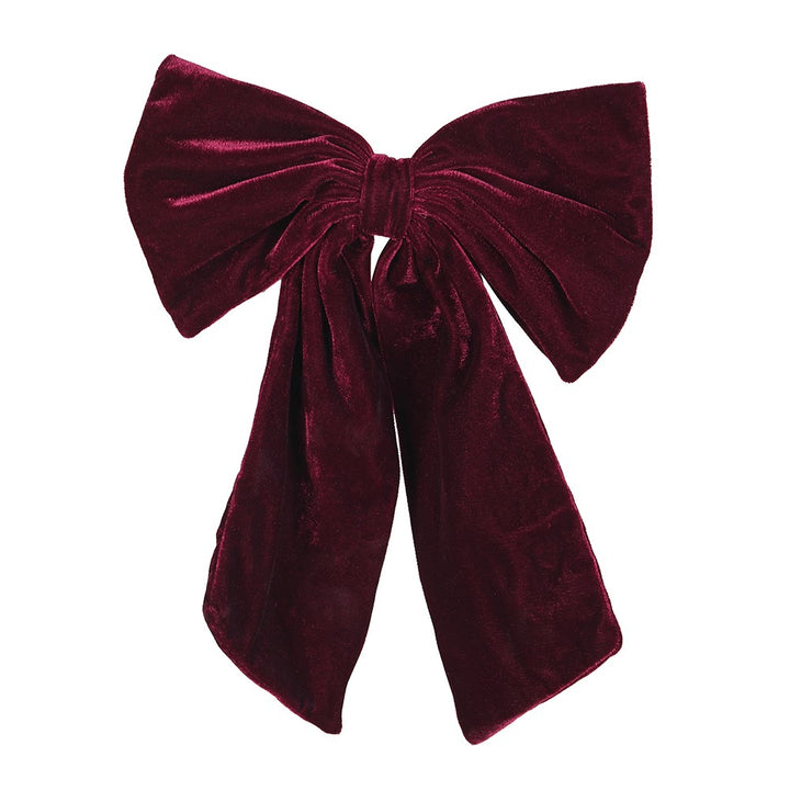 Crimson Velvet Bow