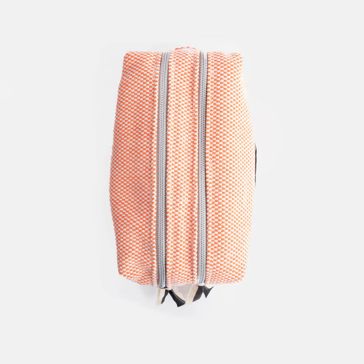 Caroline Gardner Orange Woven Large Travel Washbag