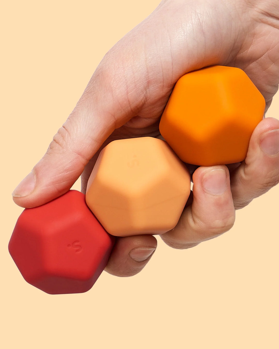 Textured Magnetic Fidget Balls - Set of 3