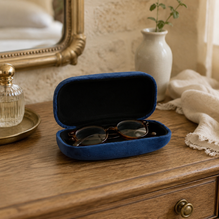 Blue Mini Velvet Hardcase 9cm