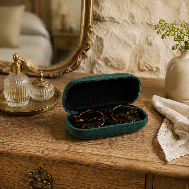 Velvet Hardcase 9cm - Green Mini