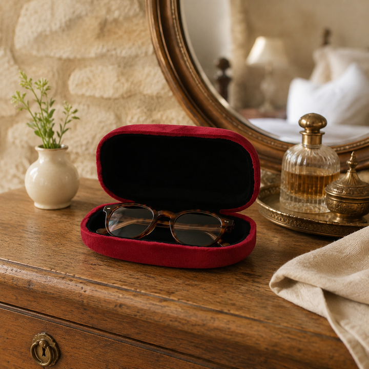 Velvet Hardcase 9cm - Red Mini