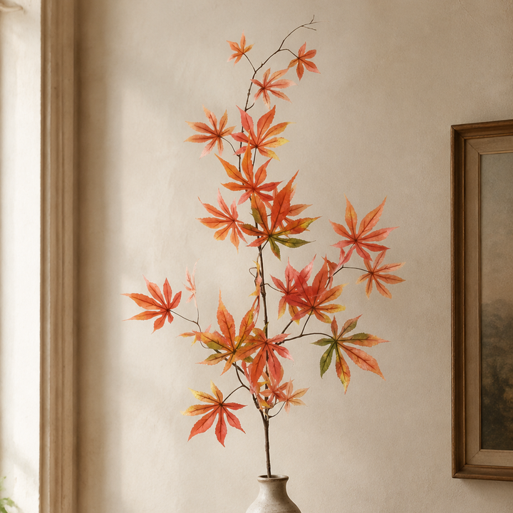 Japanese Maple Spray | 100cm Autumn Faux Stem