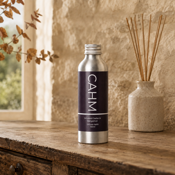 Smoked Cedar &amp; Bergamot Reed Diffuser Refill