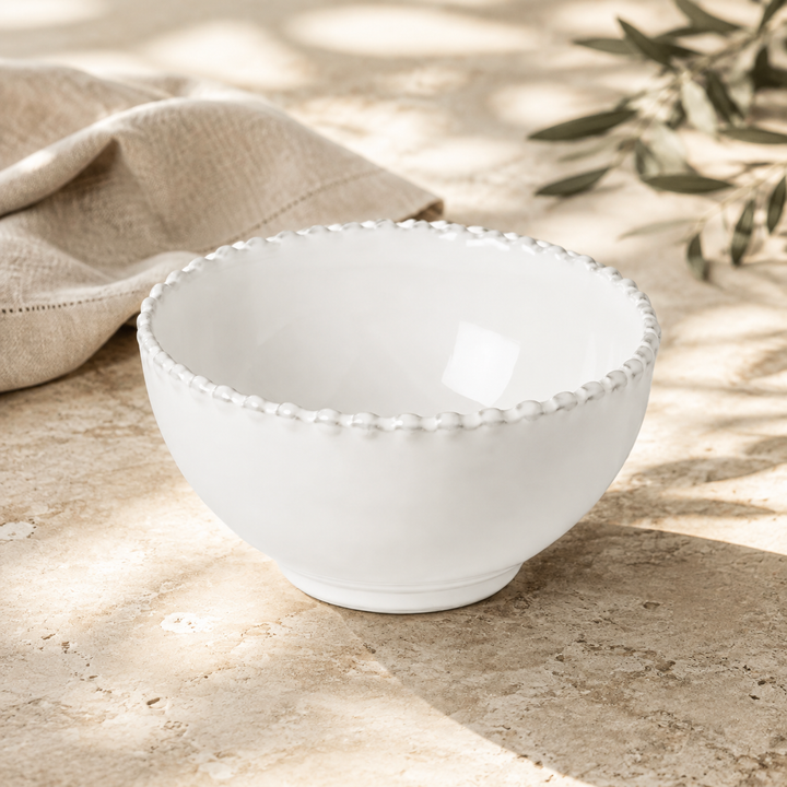 Pearl White Soup Bowl 13cm
