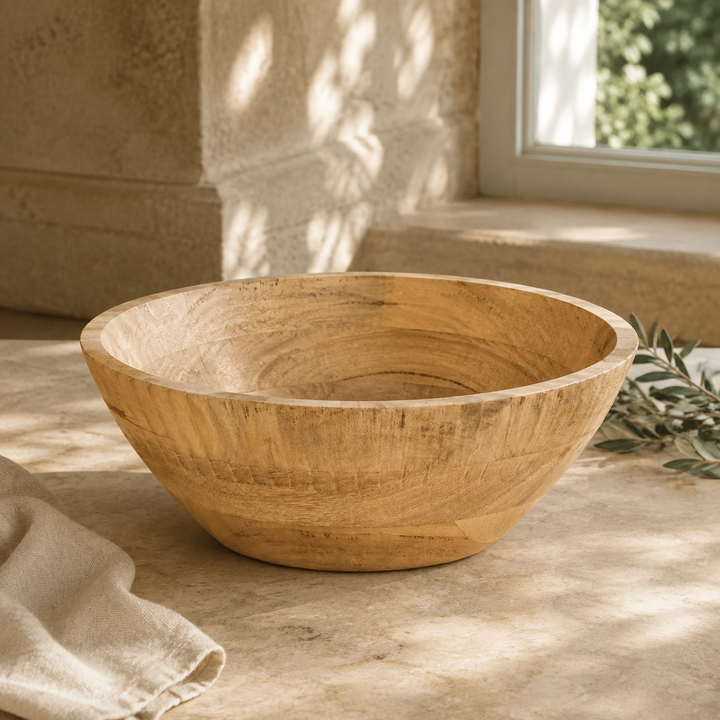 Nkuku Gavivi Mango Wood Bowl - Large