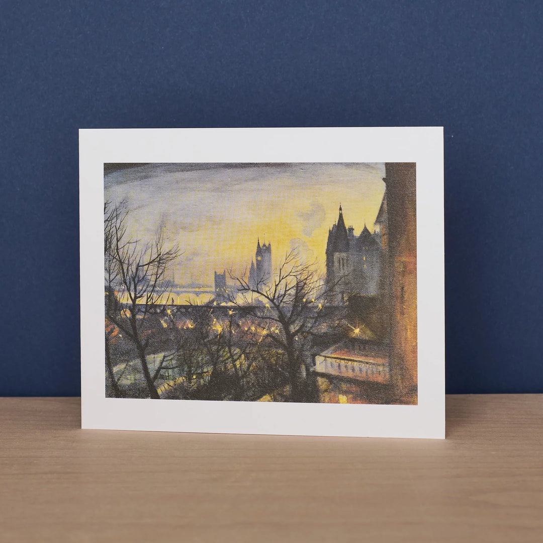 London Twilight Art Card