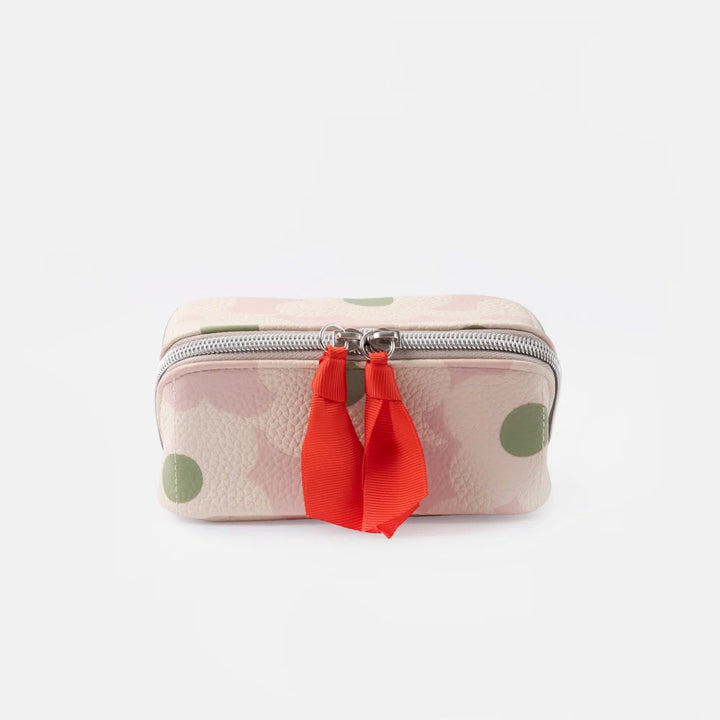 Mini Flower Diagonal Cosmetic Bag - Light Pink