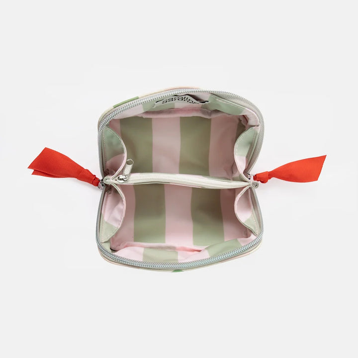 Mini Flower Diagonal Cosmetic Bag - Light Pink