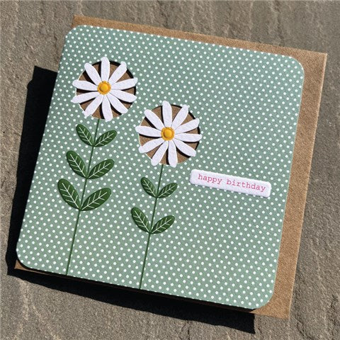 dinky daisy-happy birthday card