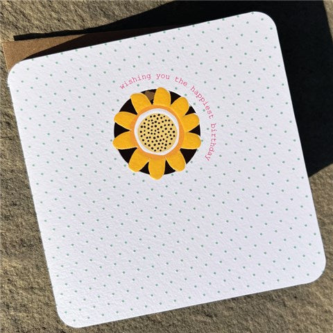 dinky daisy-happiest birthday card