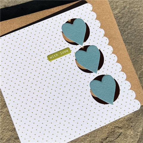 dinky daisy-with love card