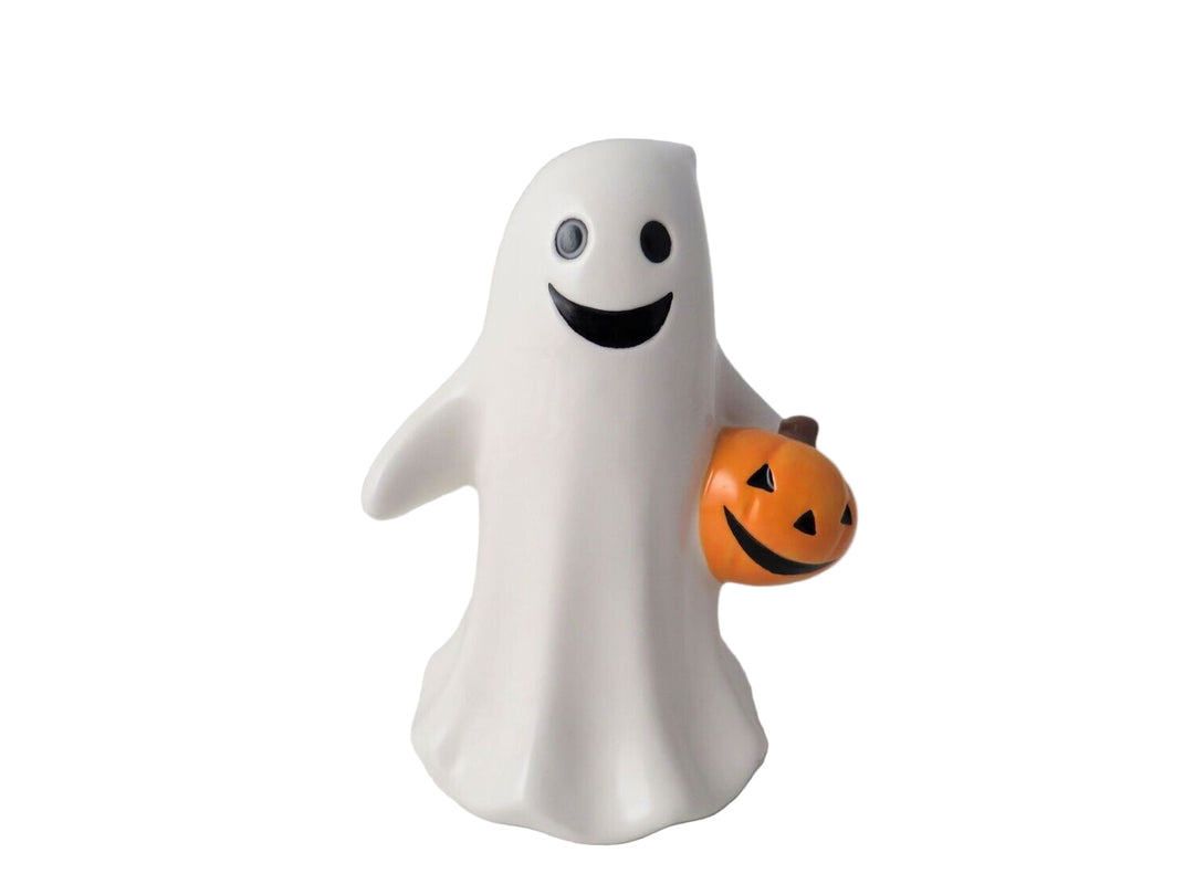 Large standing ghost figure from Cornucopia Home and Gift, decorative ghost giftware trading figurine for Halloween or spooky decor