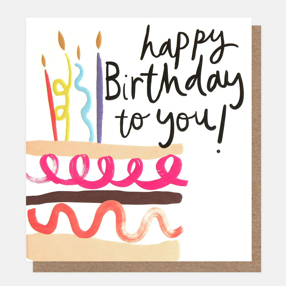 Happy Birthday To You! Doodle Cake