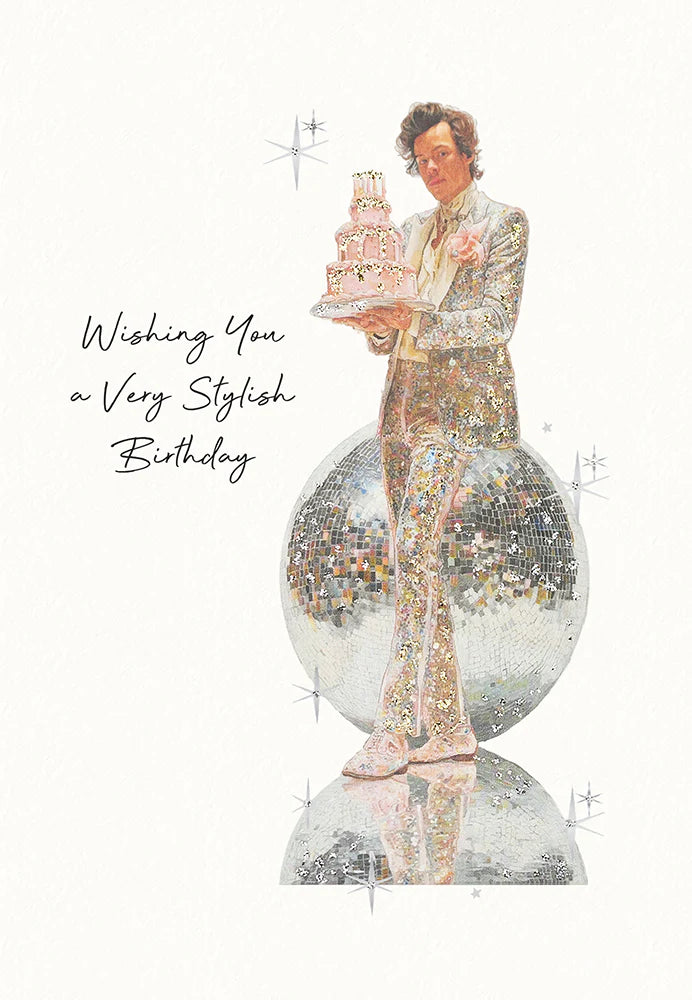 Wishing You a Very Stylish Birthday Card