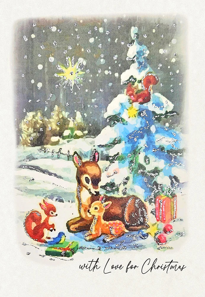 With Love For Christmas Card