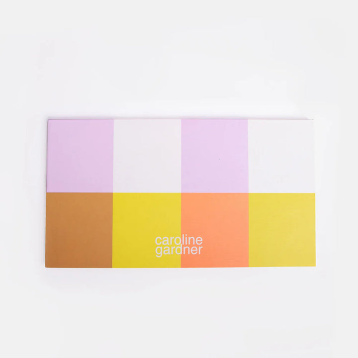 Caroline Gardner Multi Check Sections Desk Pad