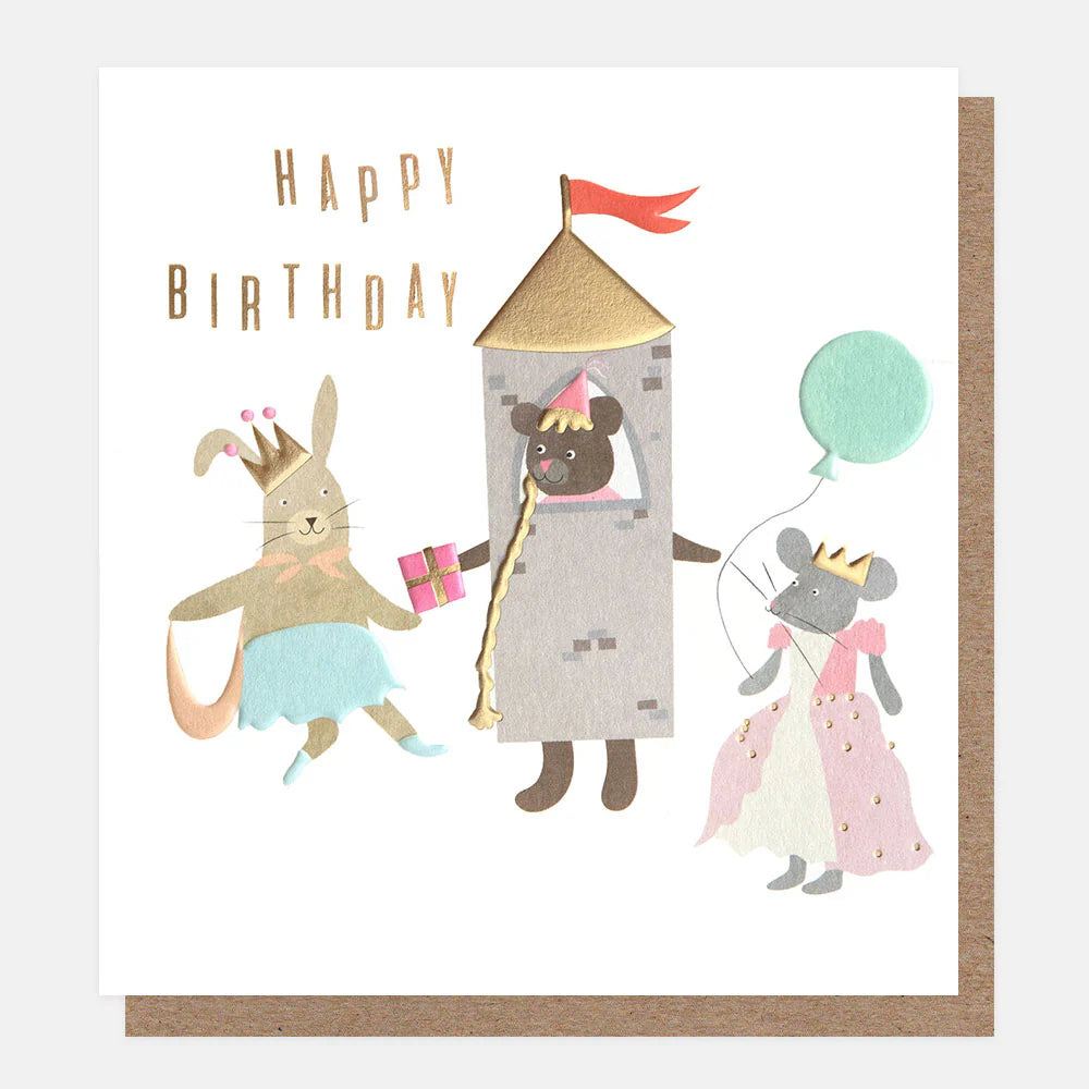 Happy Birthday Animals Dress Up Card