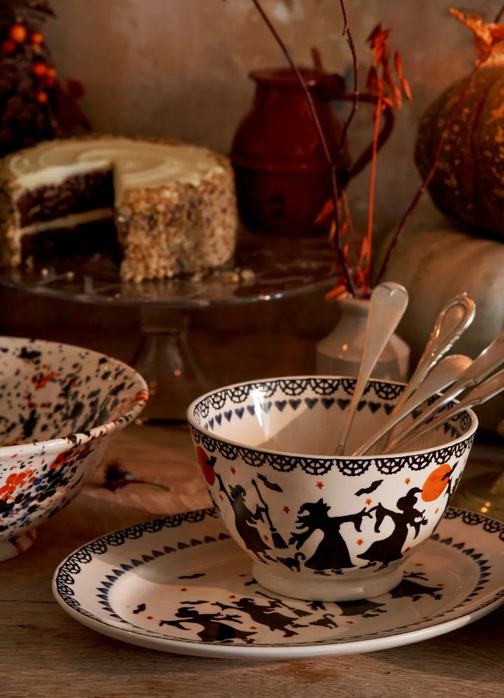 Dancing Witches Medium Old Bowl