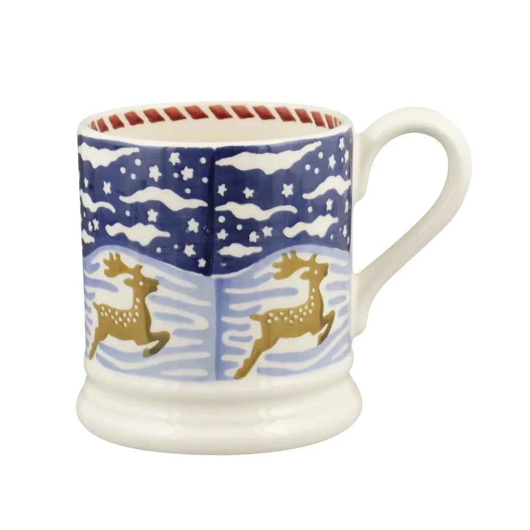 Christmas Icons Deer 1/2 Pint Mug - 300ml