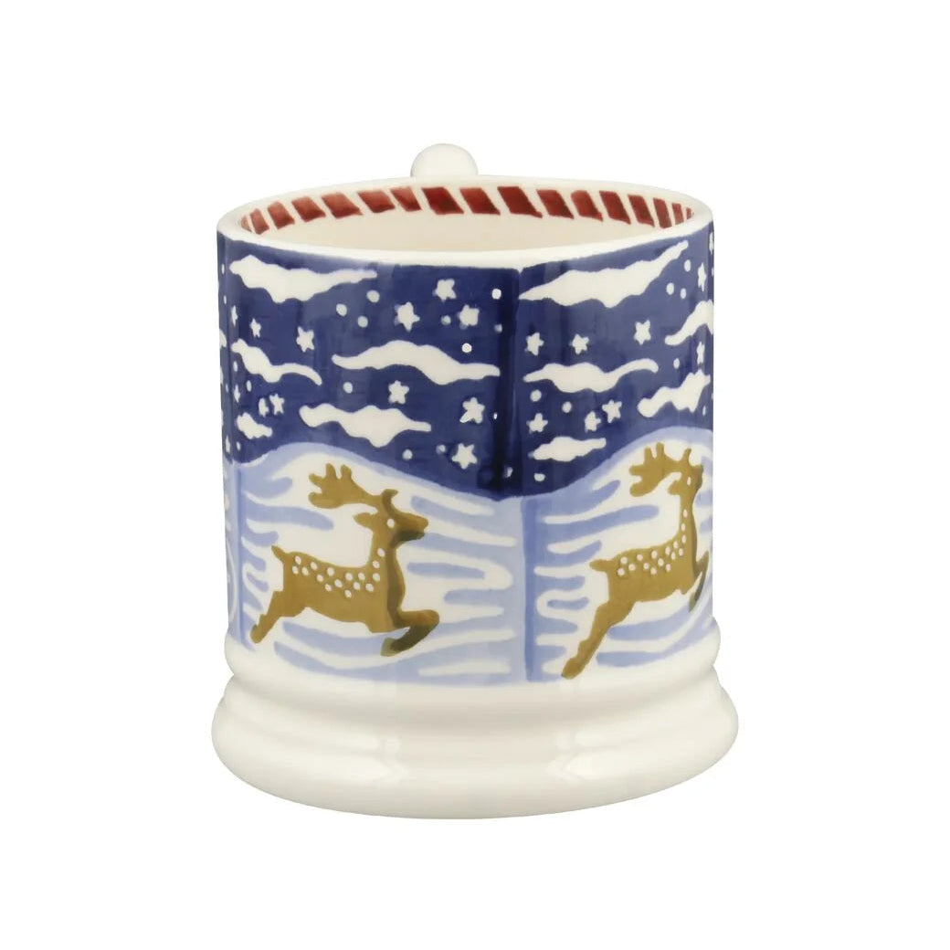 Christmas Icons Deer 1/2 Pint Mug - 300ml