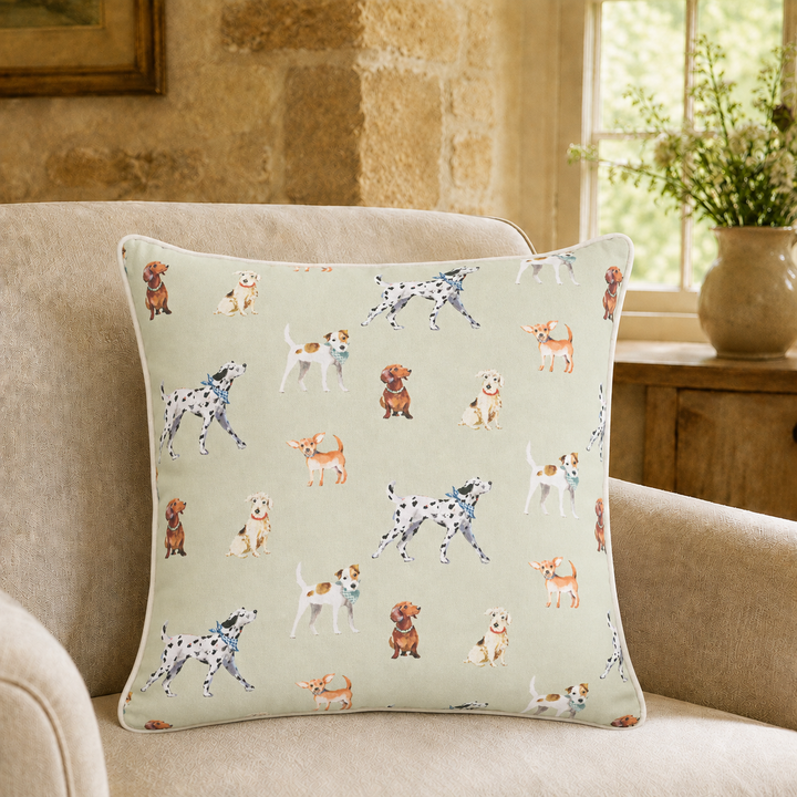 Dog Pattern Cushion