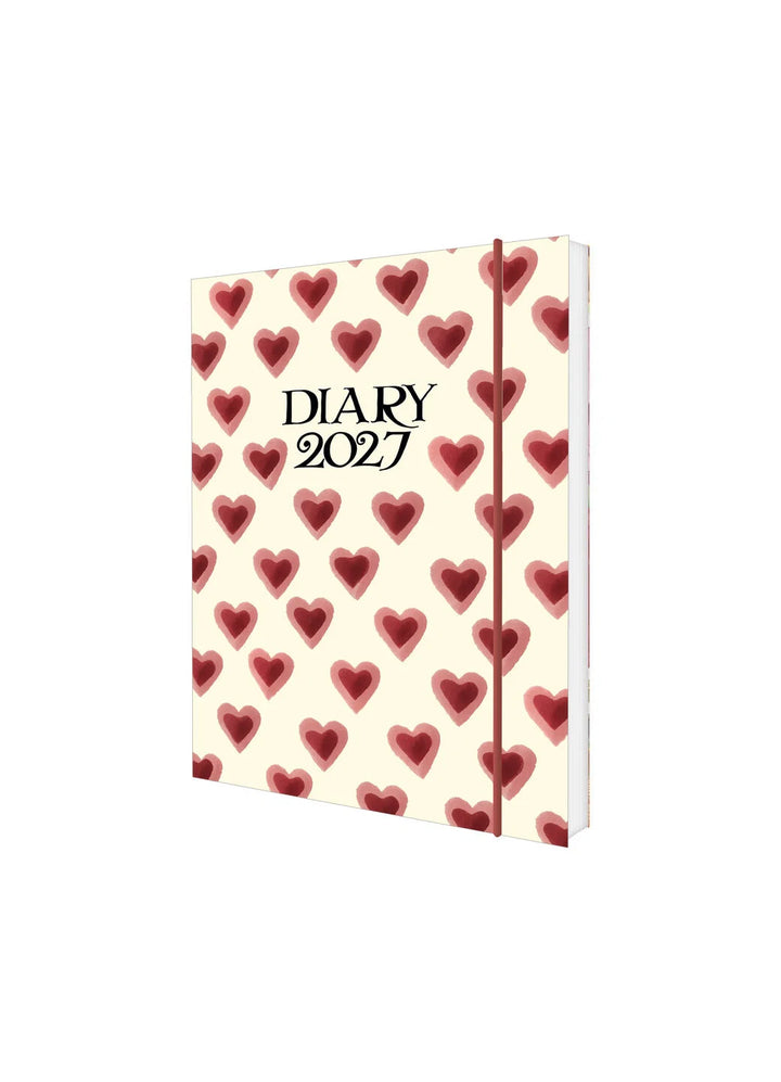 Emma Bridgewater Double Hearts A6 Diary 2027