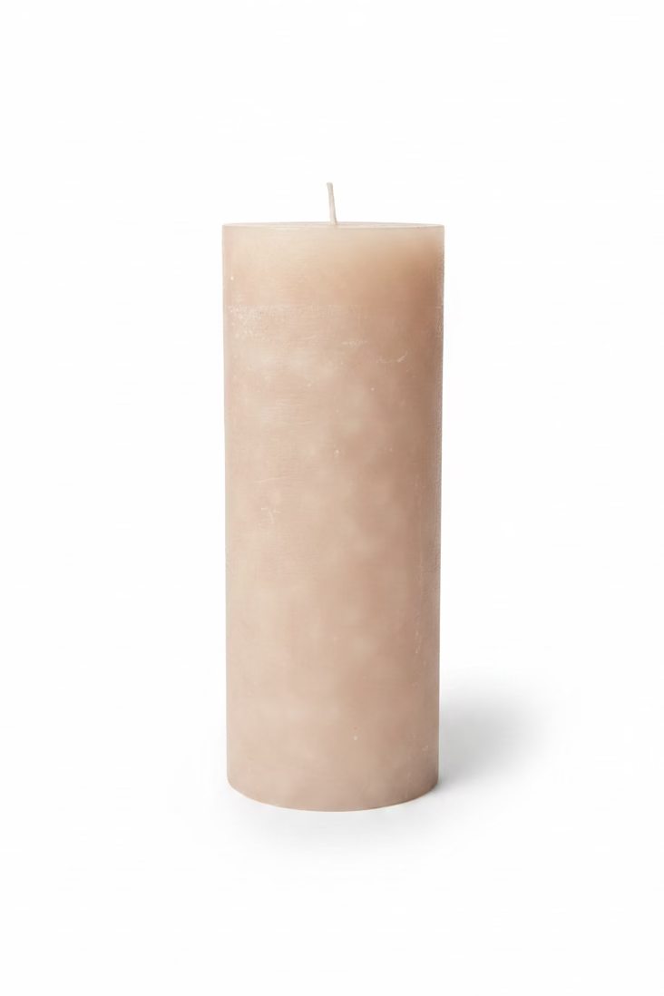 Dusty Rose Pillar Candle 245x100mm