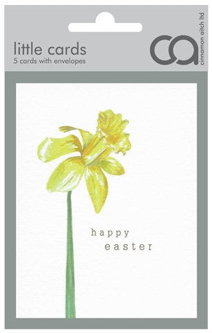 Cinnamon Aitch Easter packs with cheerful daffodil designs from Cornucopia Home and Gift, perfect for spring celebrations.