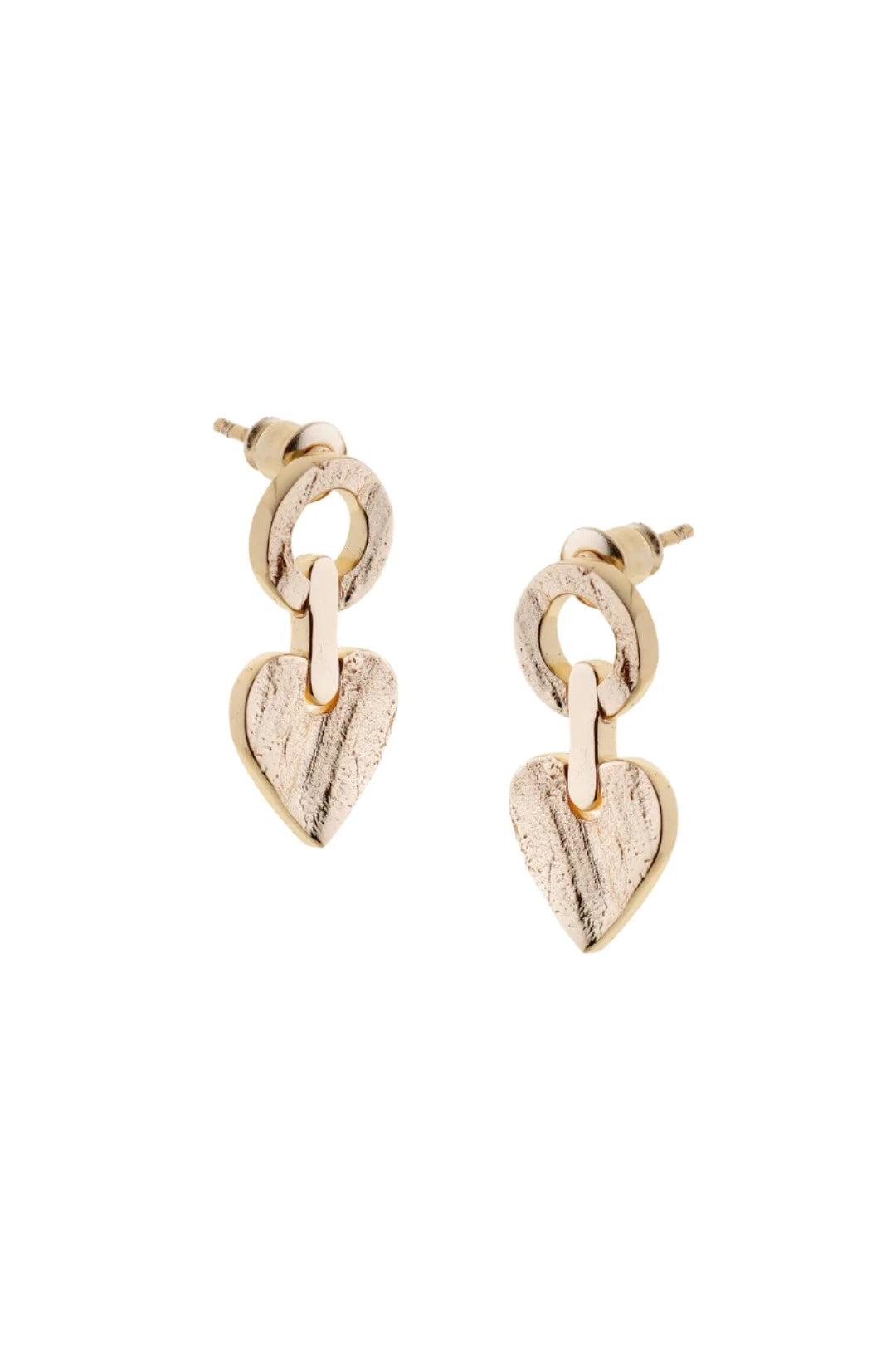 Gold Precious Earrings by Tutti & Co featuring elegant design, shown on a white background with intricate detailing.