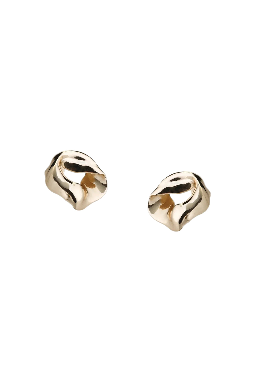 Tutti & Co Soho Earrings with gold and silver-tone hoops and textured details, stylish jewelry accessory.