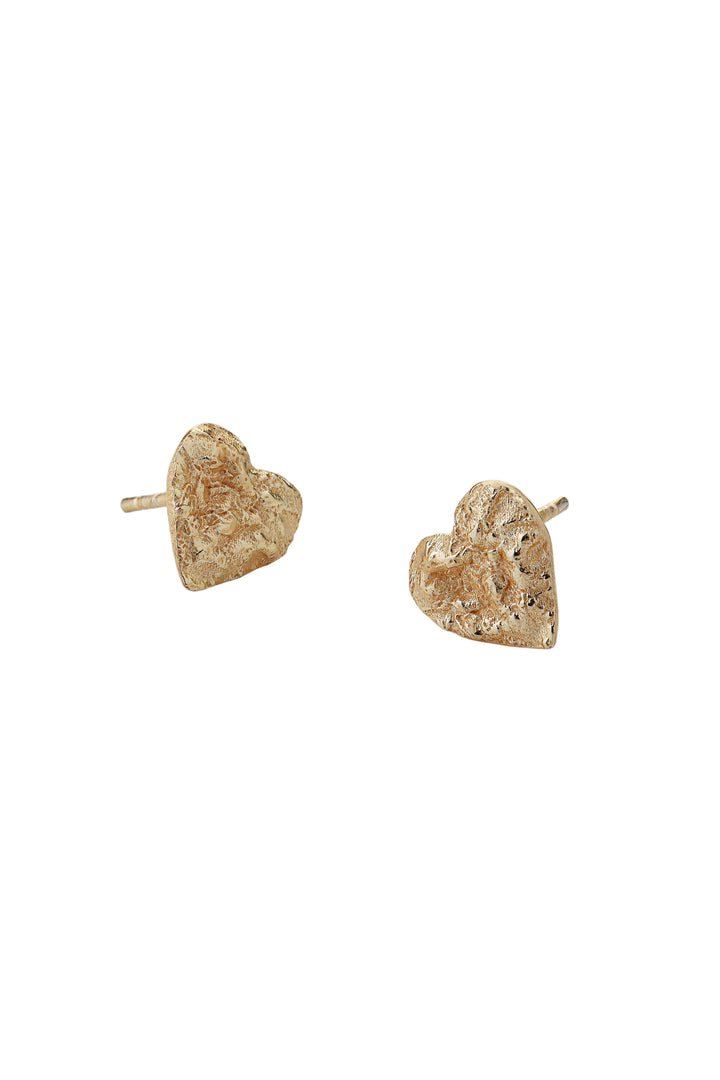 Small gold Revere earrings by Tutti &amp; Co featuring delicate design, perfect for everyday wear.