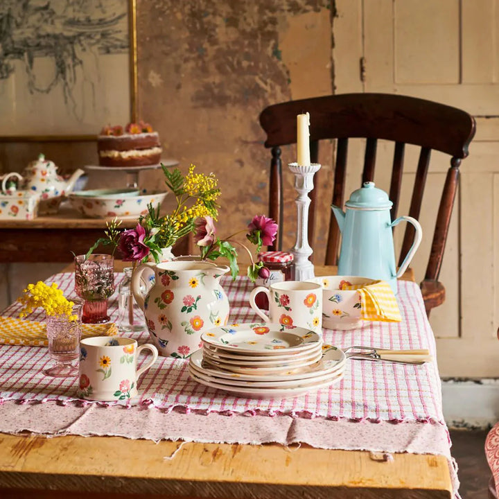 Emma Bridgewater Poppies &amp; Pinks Medium 8.5 Inch Dinner Plate