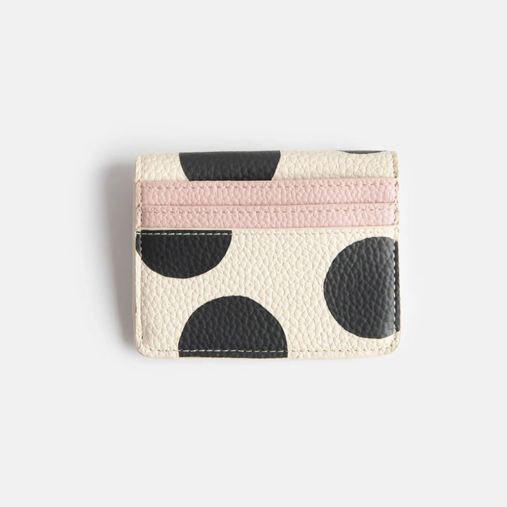 Caroline Gardner Spot Envelope Cardholder in colorful paper with spot pattern, perfect for gifting or organizing cards.