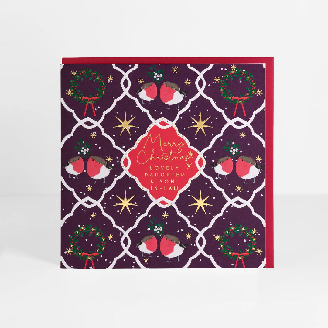 Merry Christmas Lovely Daughter and Son-in-Law Card