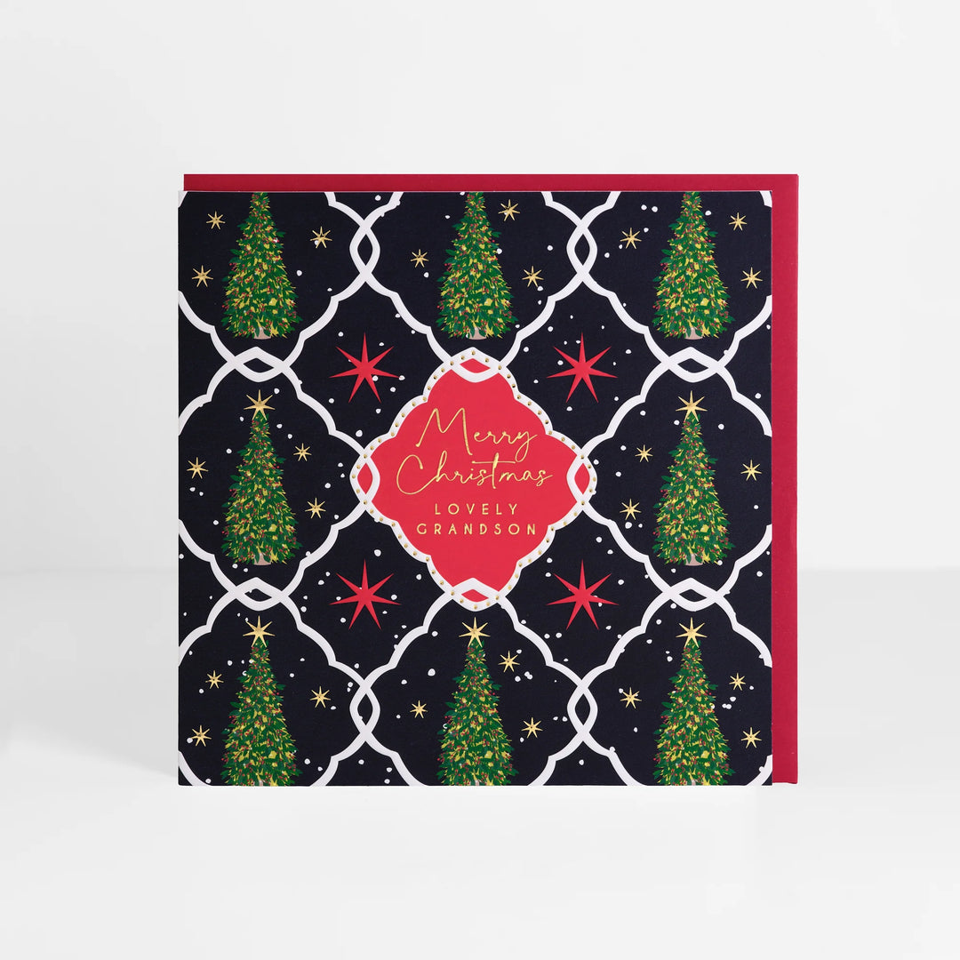 Merry Christmas Lovely Grandson Card