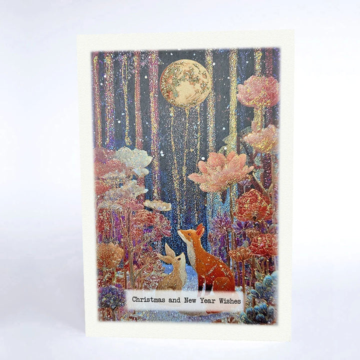 Christmas and New Year Wishes Card