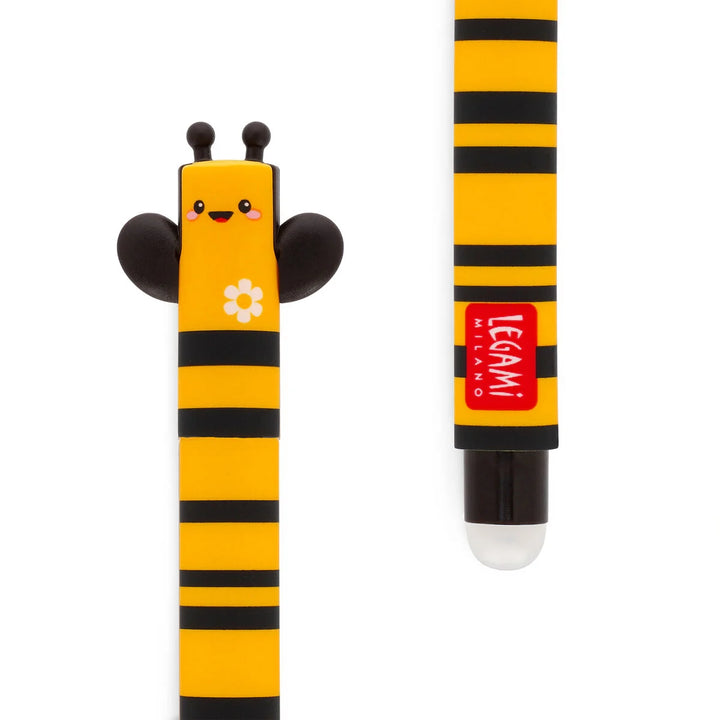 Legami Erasable Gel Pen – Bee (Black Ink)